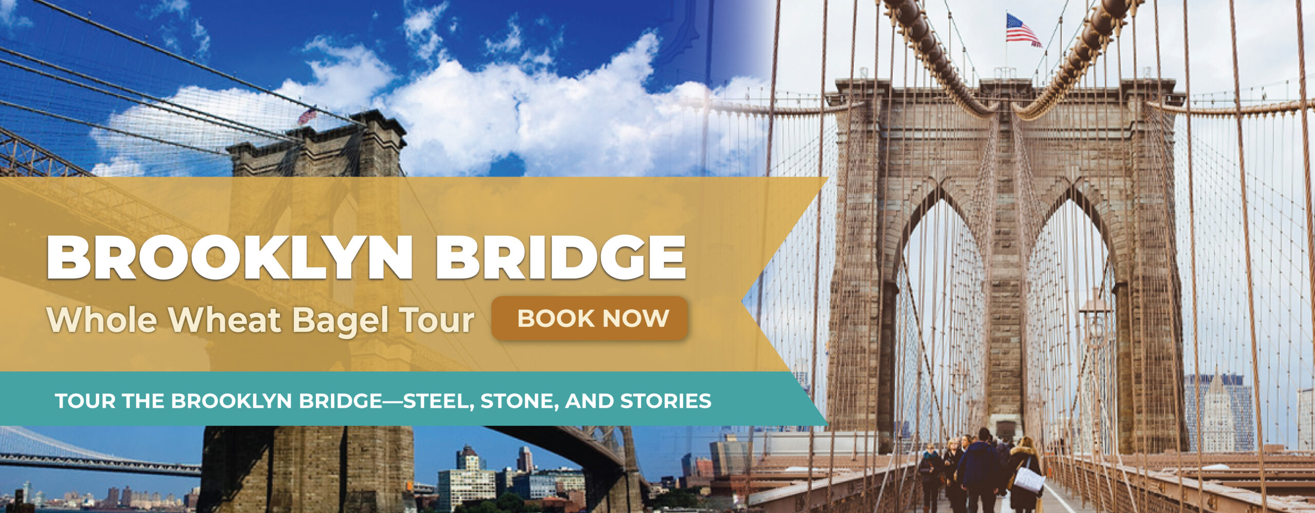 Brooklyn Bridge Brooklyn Bridge Walking Historical Tour - Ben's Bagel Tours