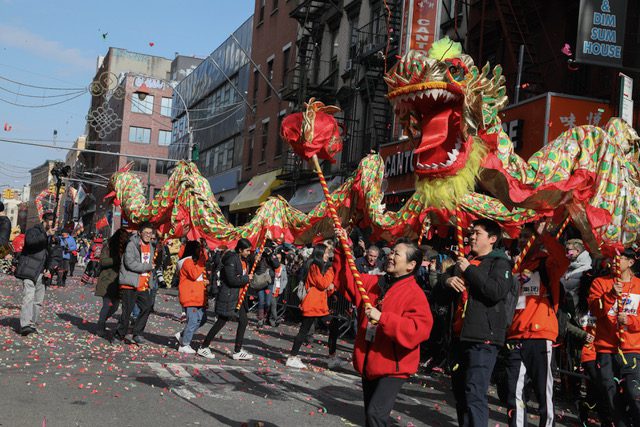 Chinese New Year Celebration in NYC Chinatown 2026